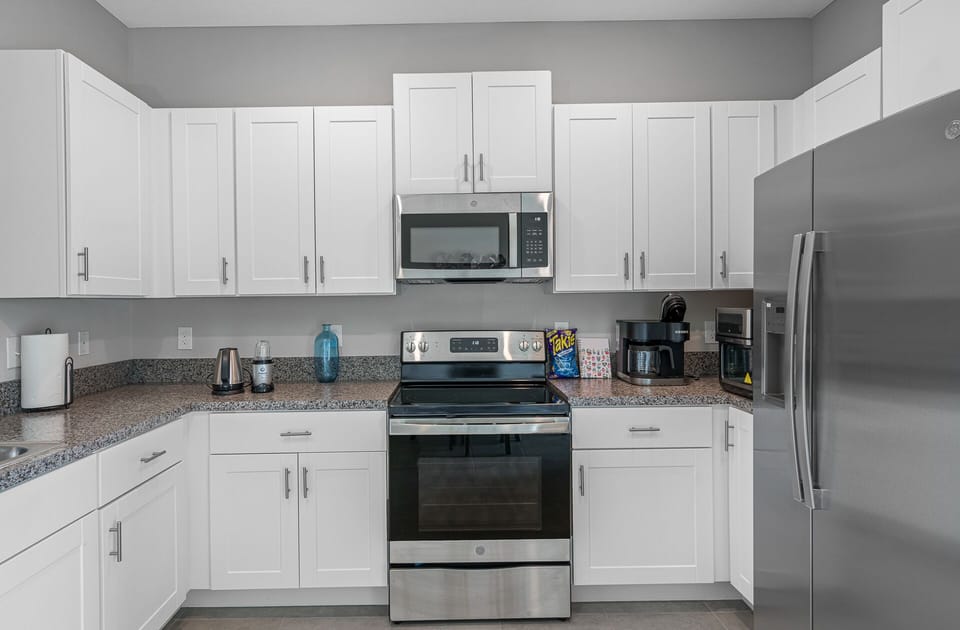 Kitchen with full amenities