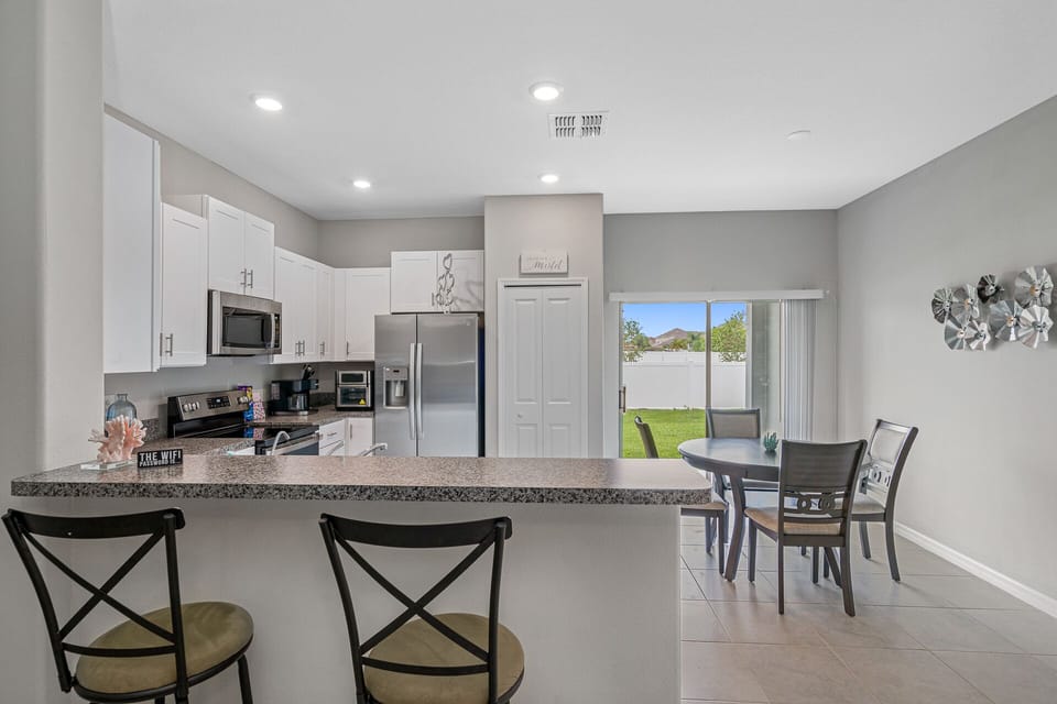 Kitchen with full amenities
