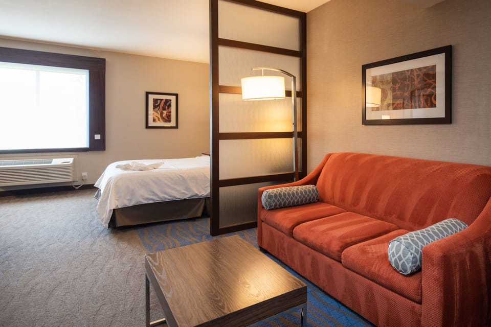 Standard Room, 1 King Bed, Accessible (Communications) | Desk, laptop workspace, blackout drapes, iron/ironing board