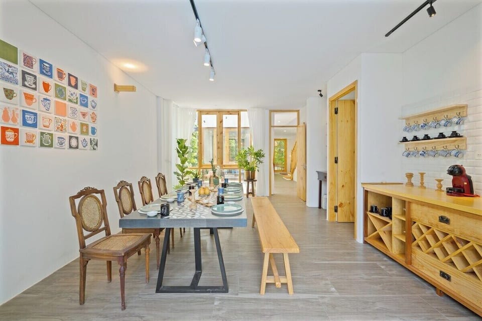 Dining space in House A