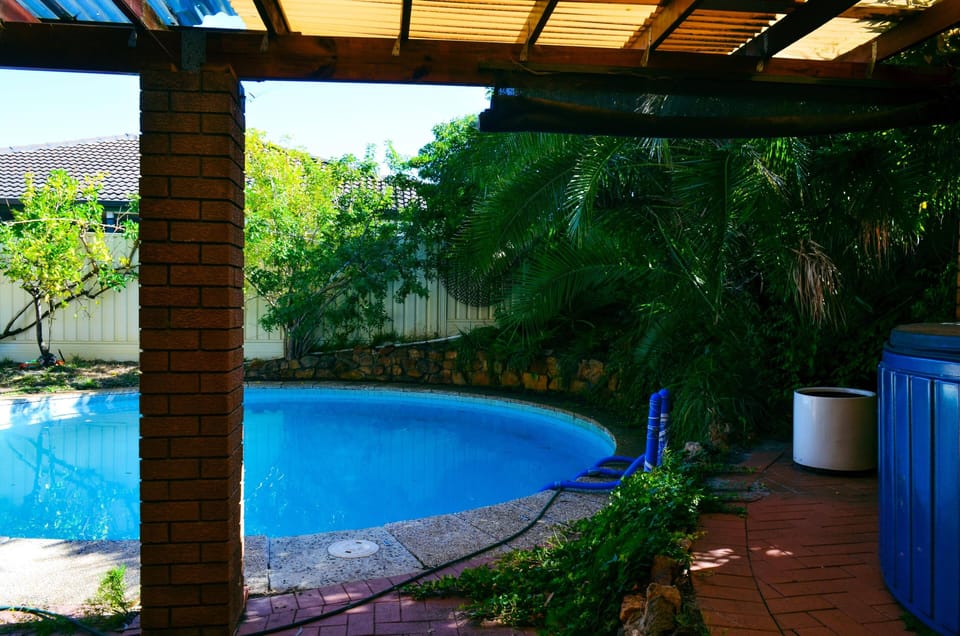 Children must be supervised in the shared pool compound.