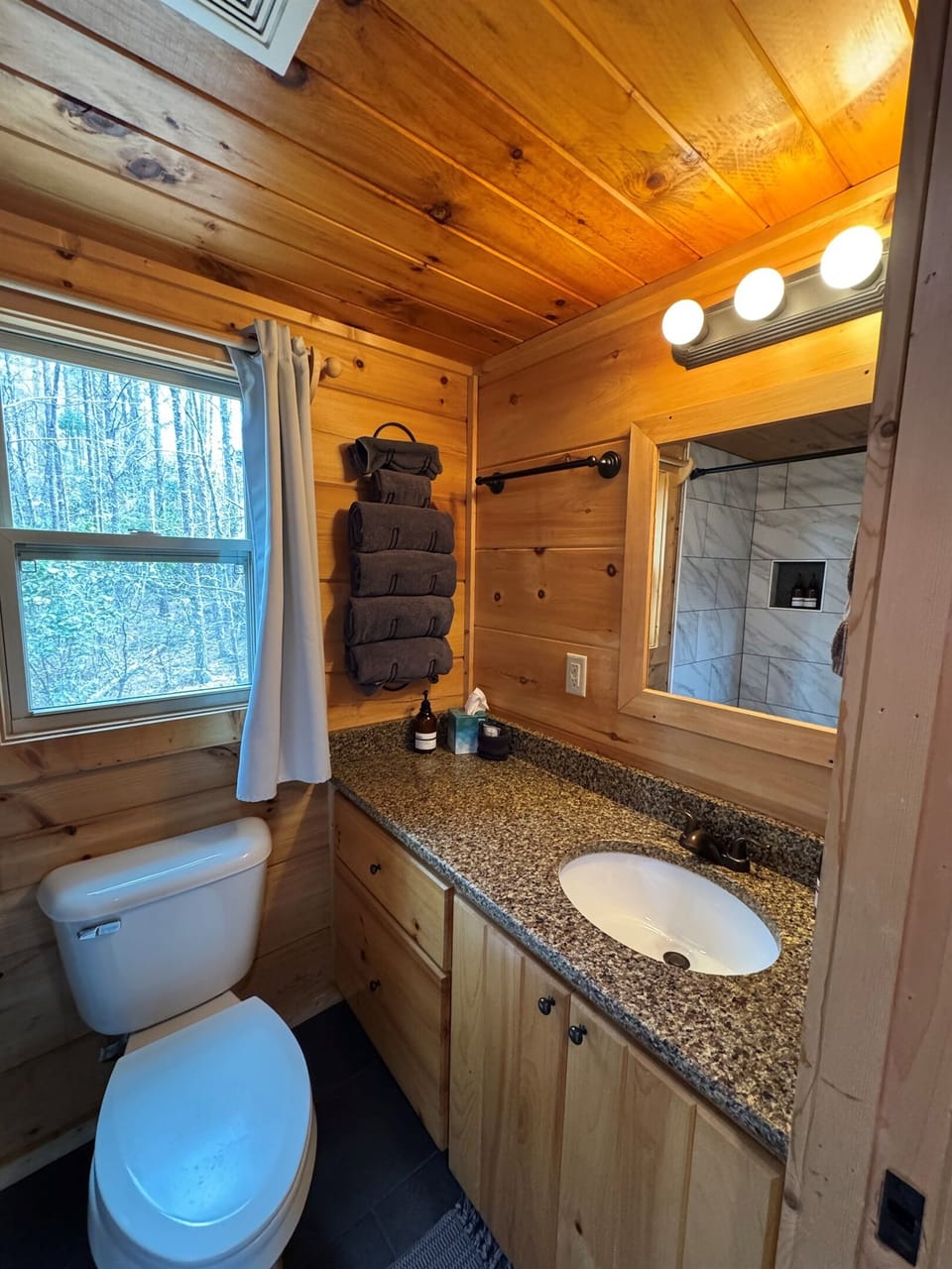 Full Bathroom with Walk-In Shower