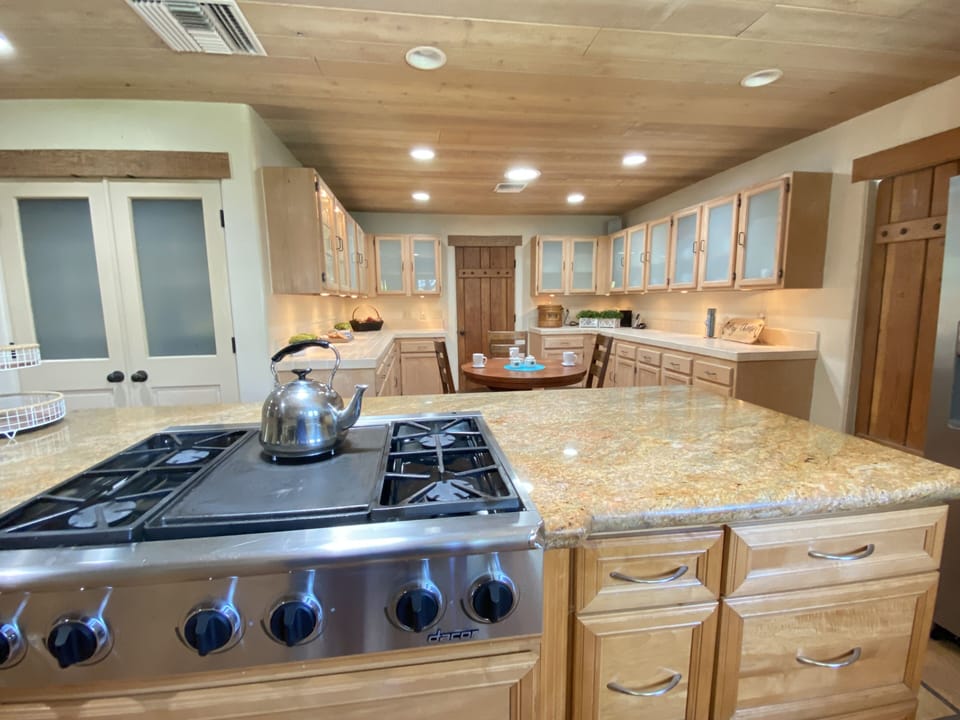 equipped with coffee maker, microwave, nutribullet, Espresso machine, air fryer 