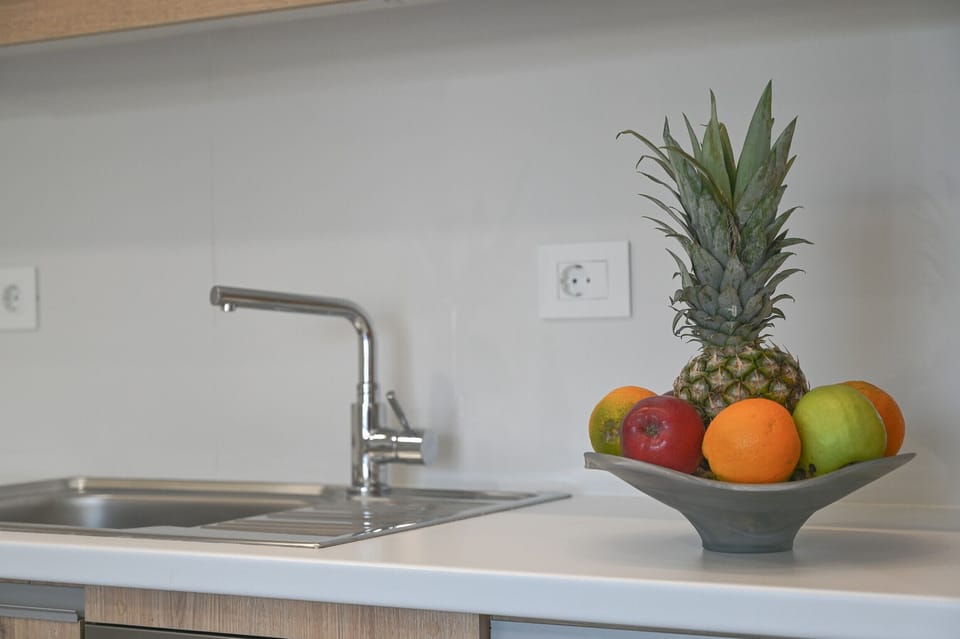 Kitchen of Cozy apartment near the beach & amenities, Plakias,Crete