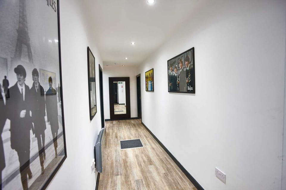 Hallway  in the apartment with full length mirror