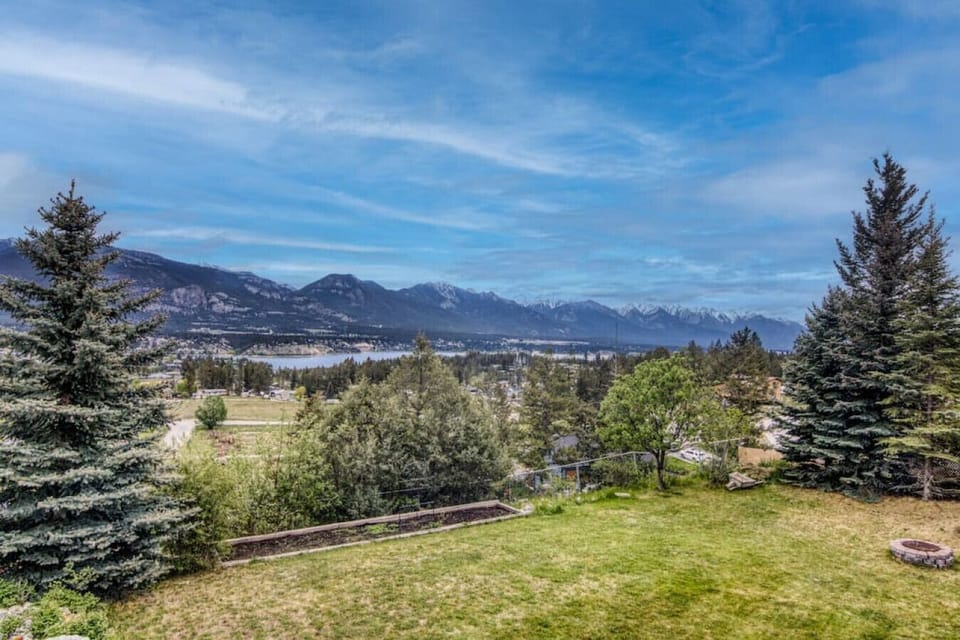 Mountain views.