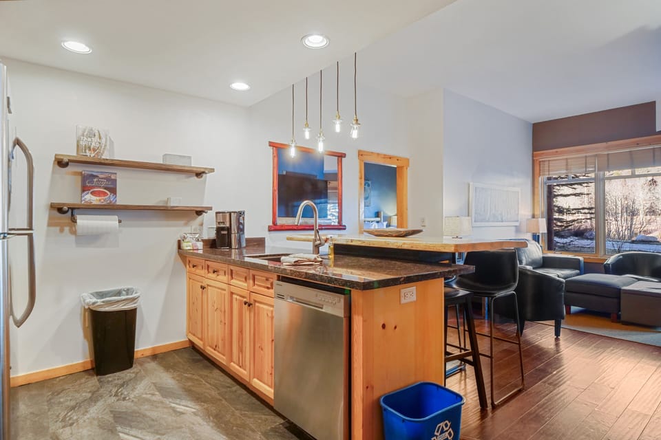 Indoors, Floor, Flooring, Kitchen, Hardwood