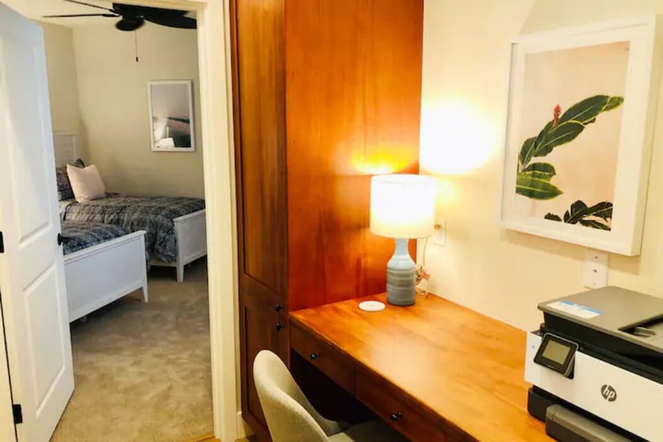 Designated Work and Office Workstation With Fast Internet Throughout The Home