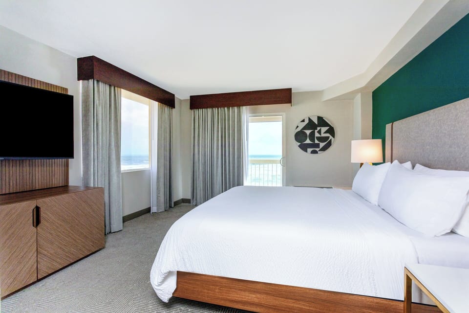 Suite, 1 Bedroom, Balcony, Oceanfront | In-room safe, laptop workspace, blackout drapes, iron/ironing board