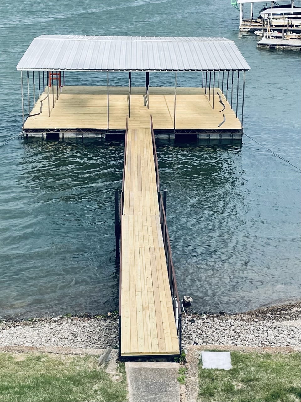 Community swim dock