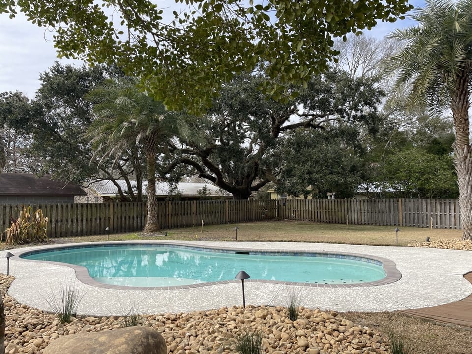 Lovely pool oasis.
