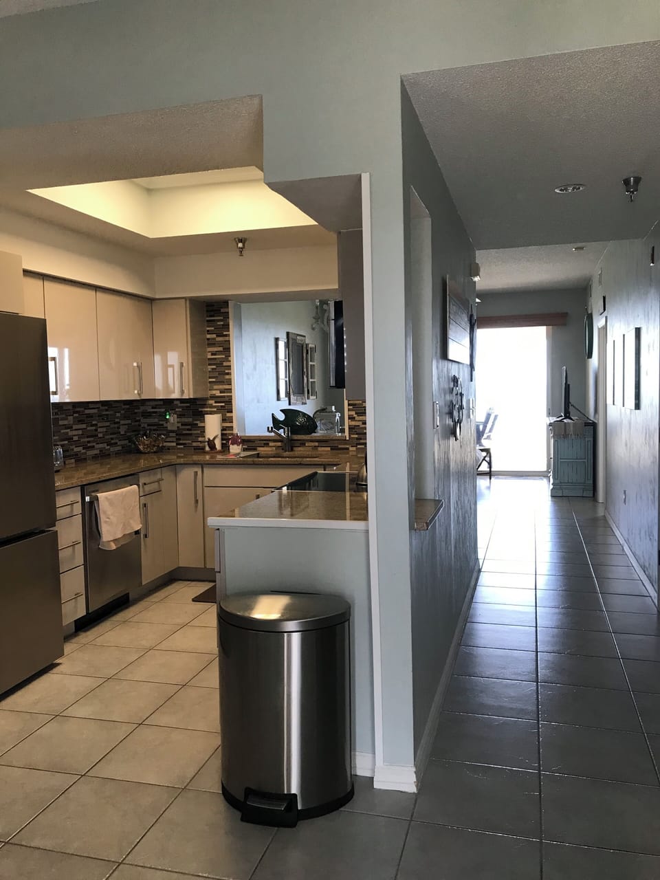 View from the front door