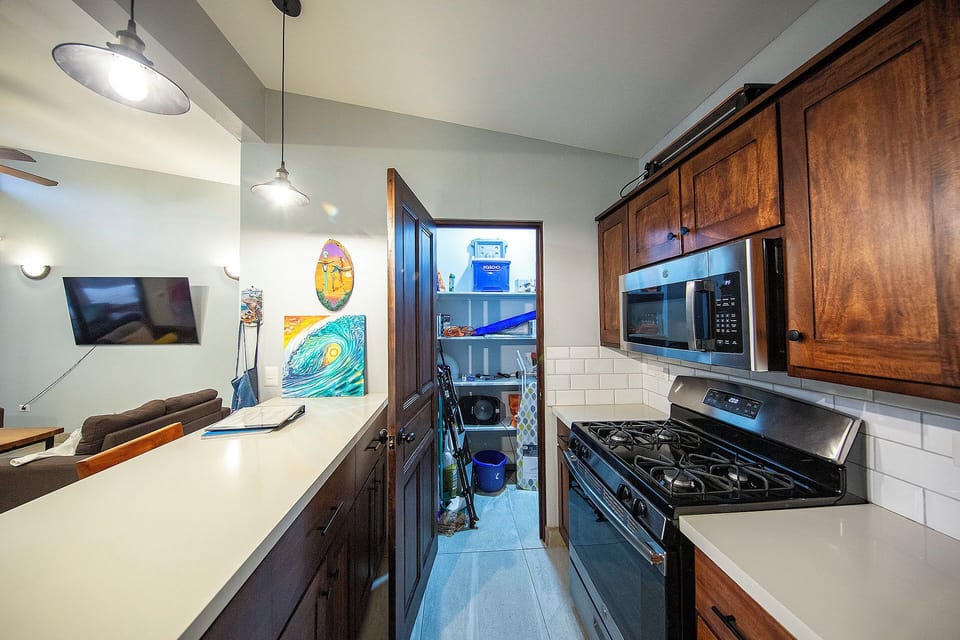 Beautiful modern kitchen with every amenity