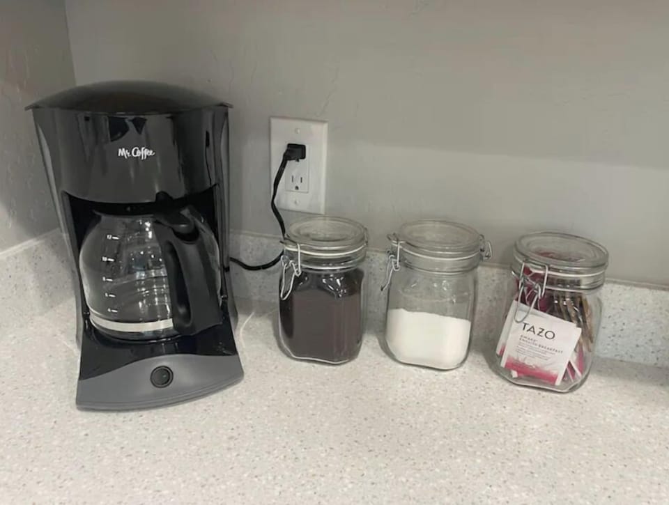 Starbucks coffee, sugar and tea assortment