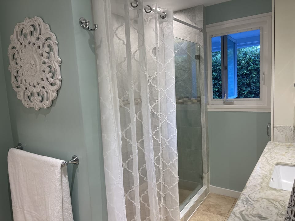 Large walk in shower big enough for two people