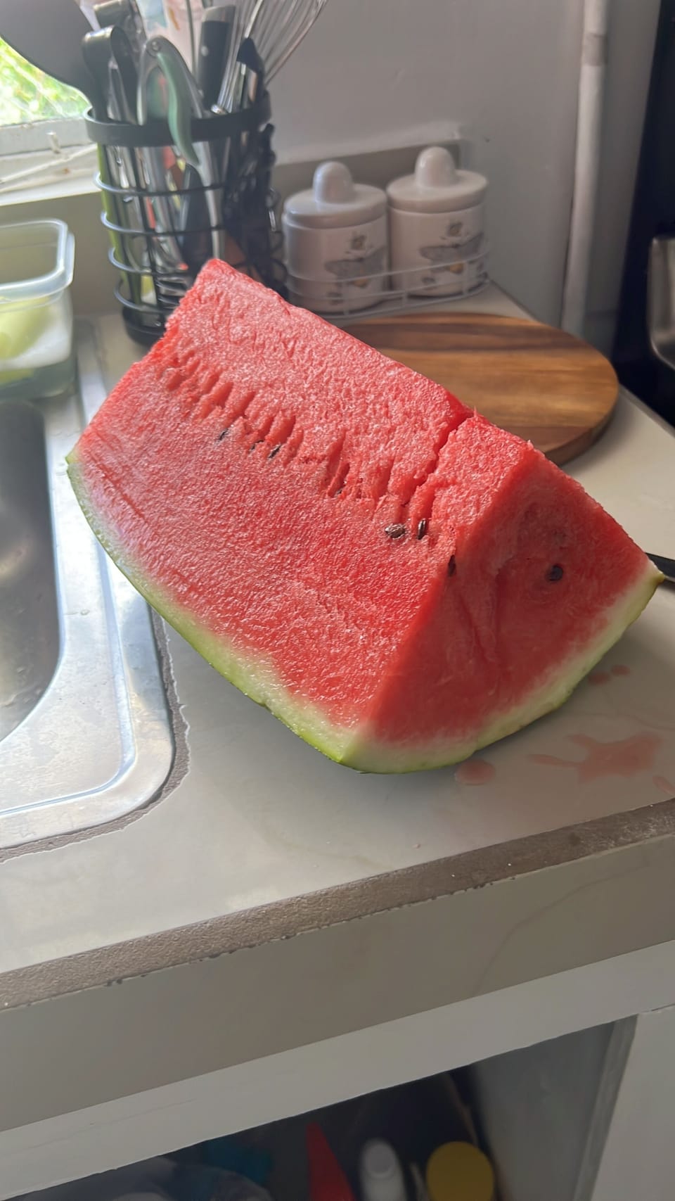 Local fruit available nearby.