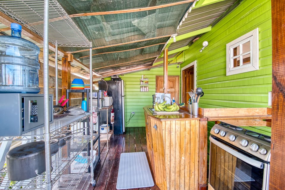 Shared fridge, microwave