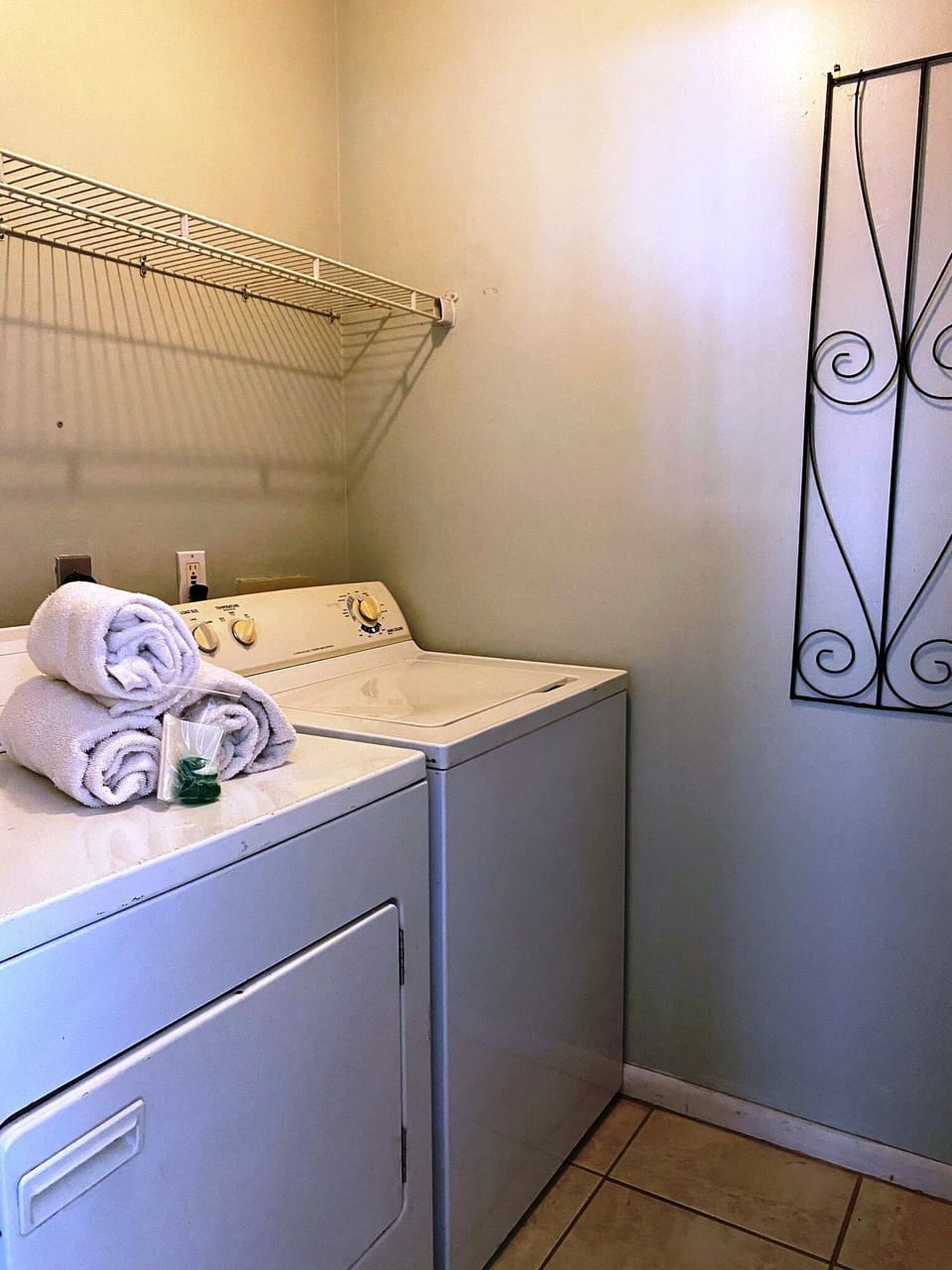 Washer & Dryer available for guest use.