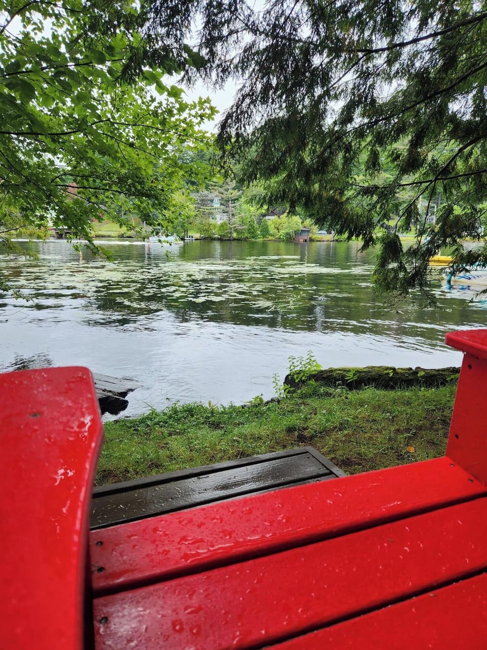 Lake view from your own perfect Adirondack Chair