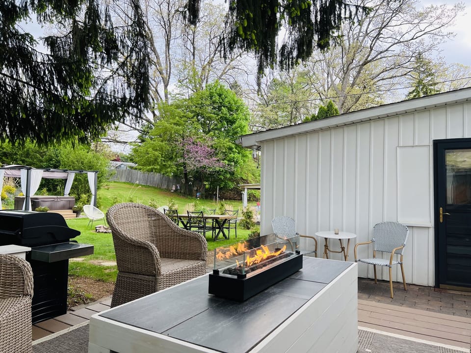 Relax on the Patio and Dine Alfresco. 