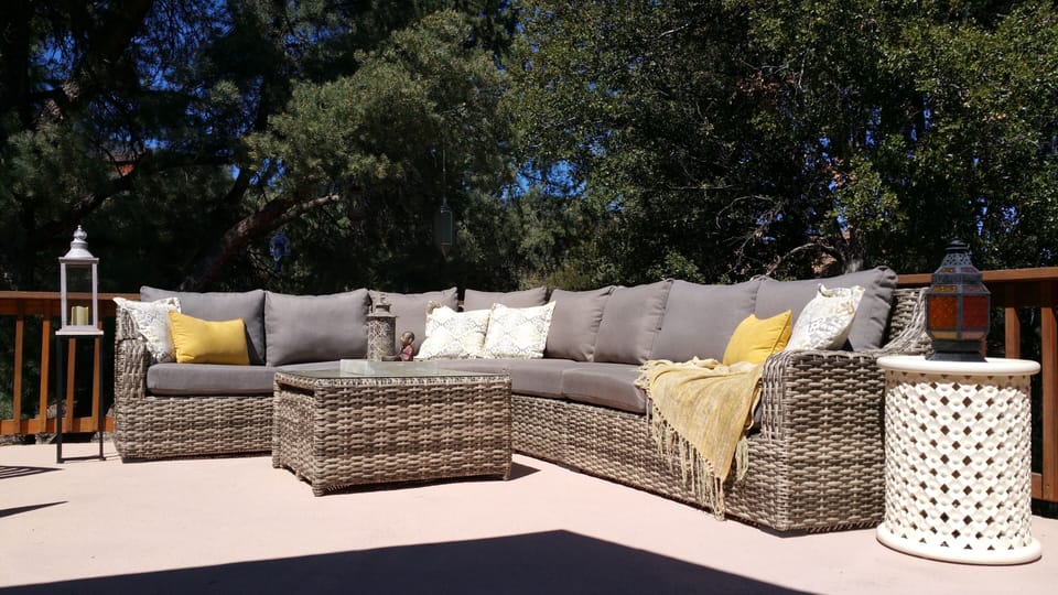 Rear patio