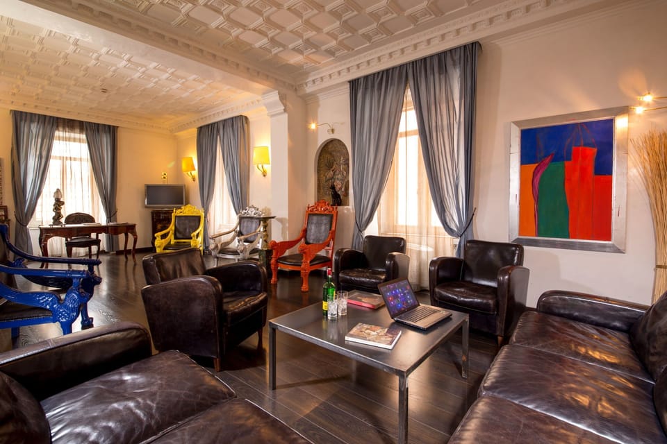 Lobby sitting area