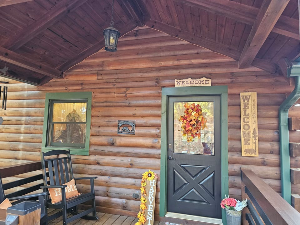 Front porch rocking chairs