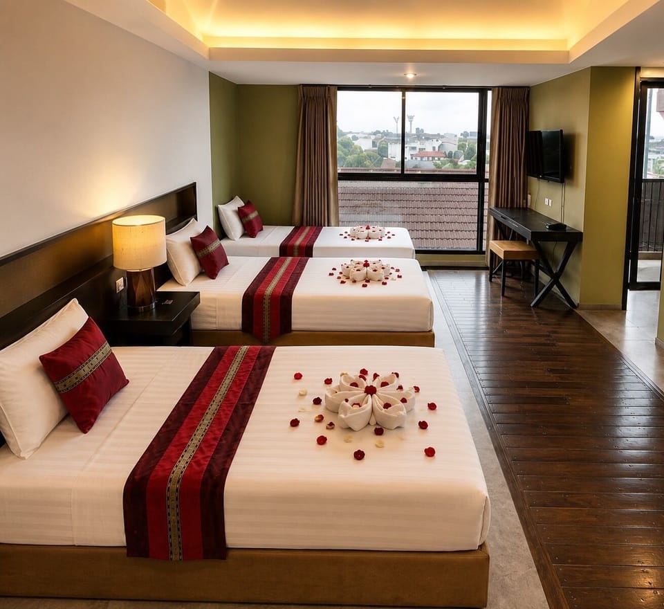 Deluxe Family Triple Room | WiFi (free), bed sheets