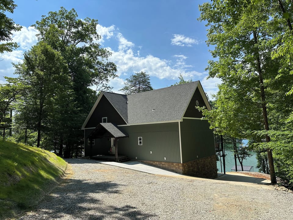 Beautiful front view of home