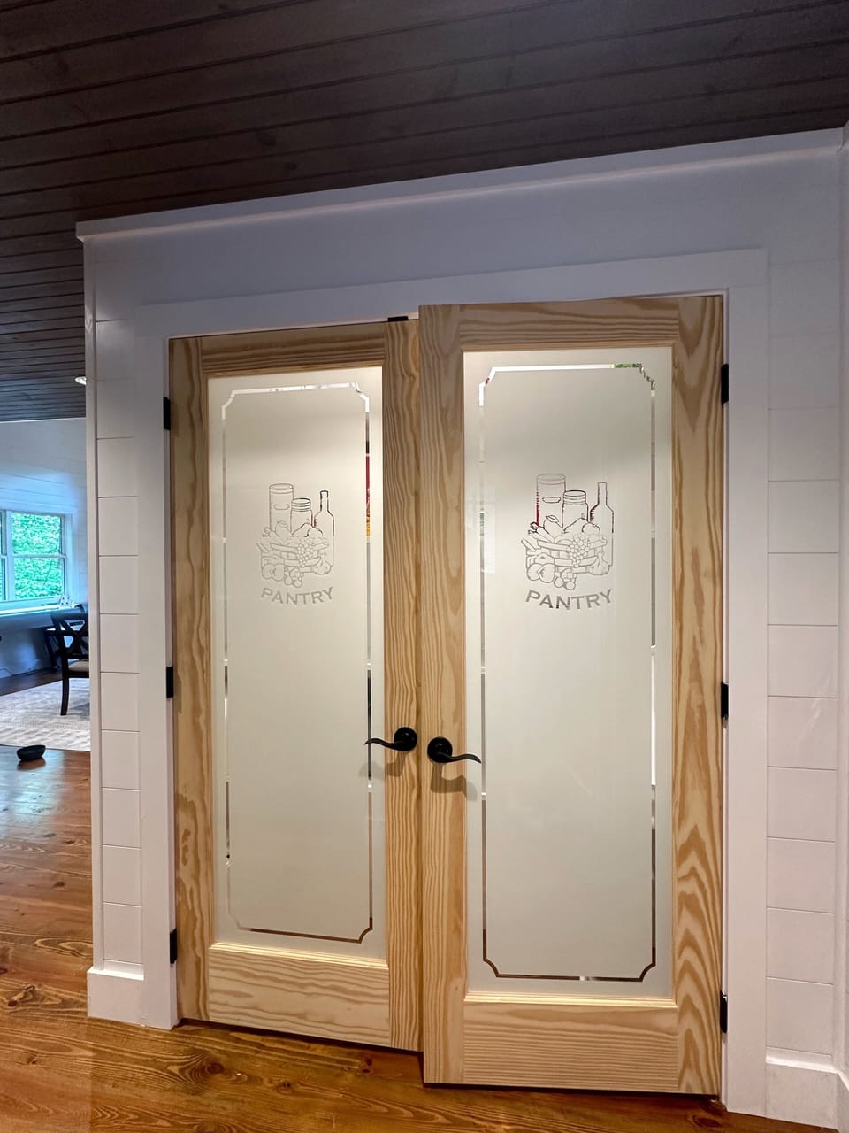 New pantry in kitchen
