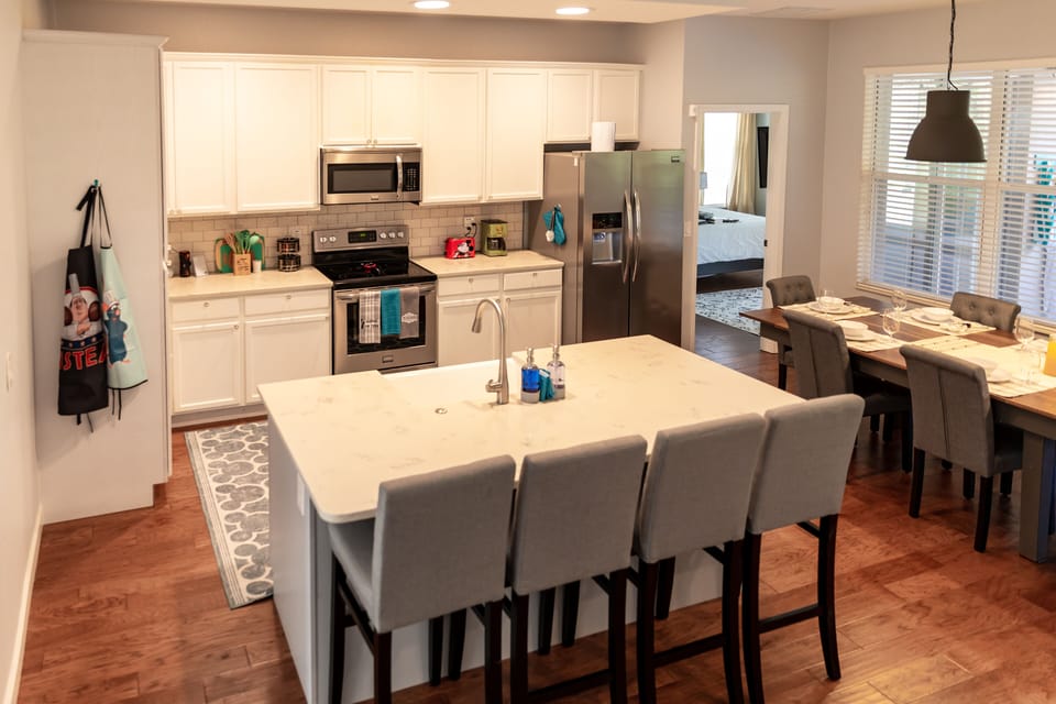 The spacious Kitchen and Dining area is a very popular space for our guests!
