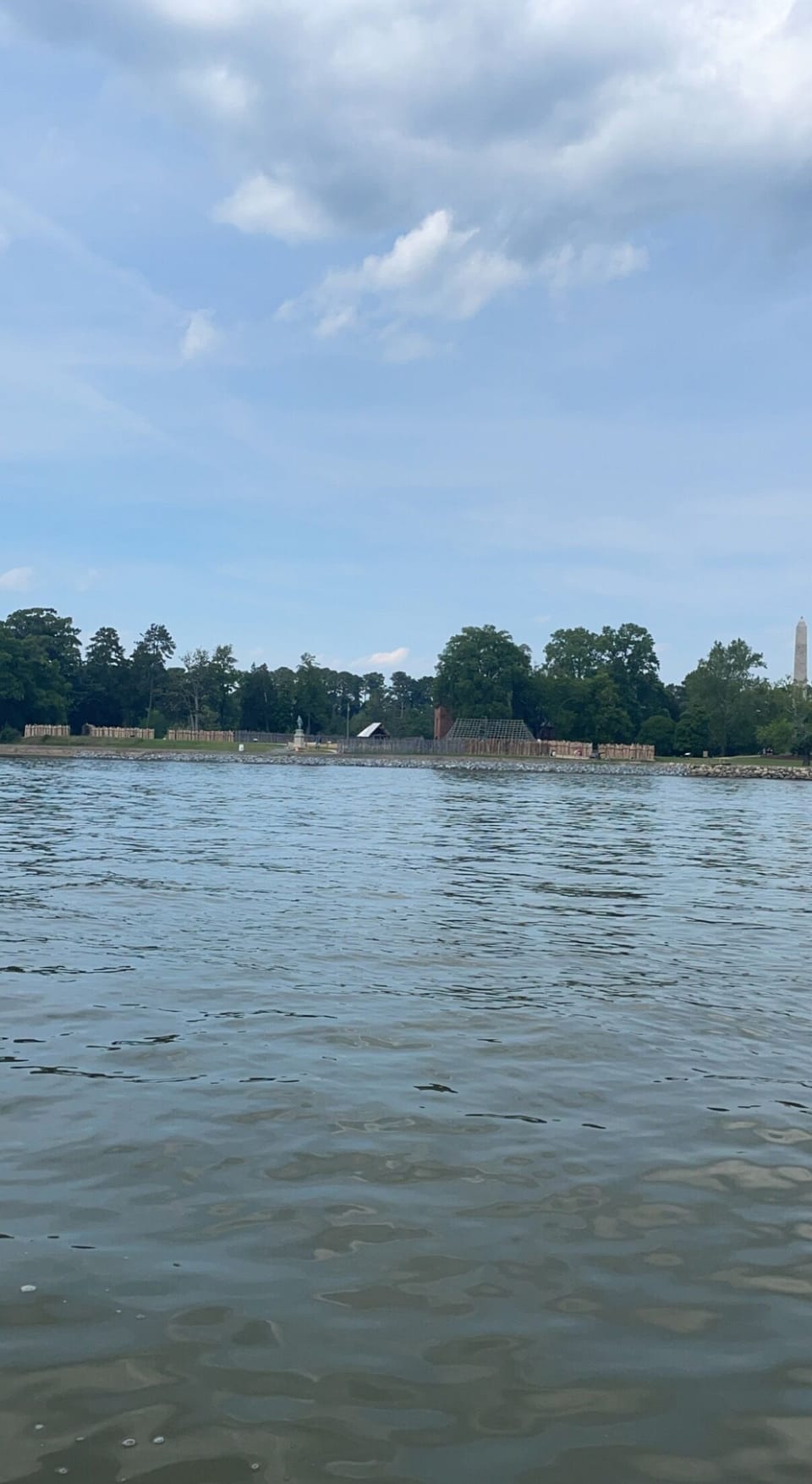 Nice boat ride to see historic Jamestown just across the water