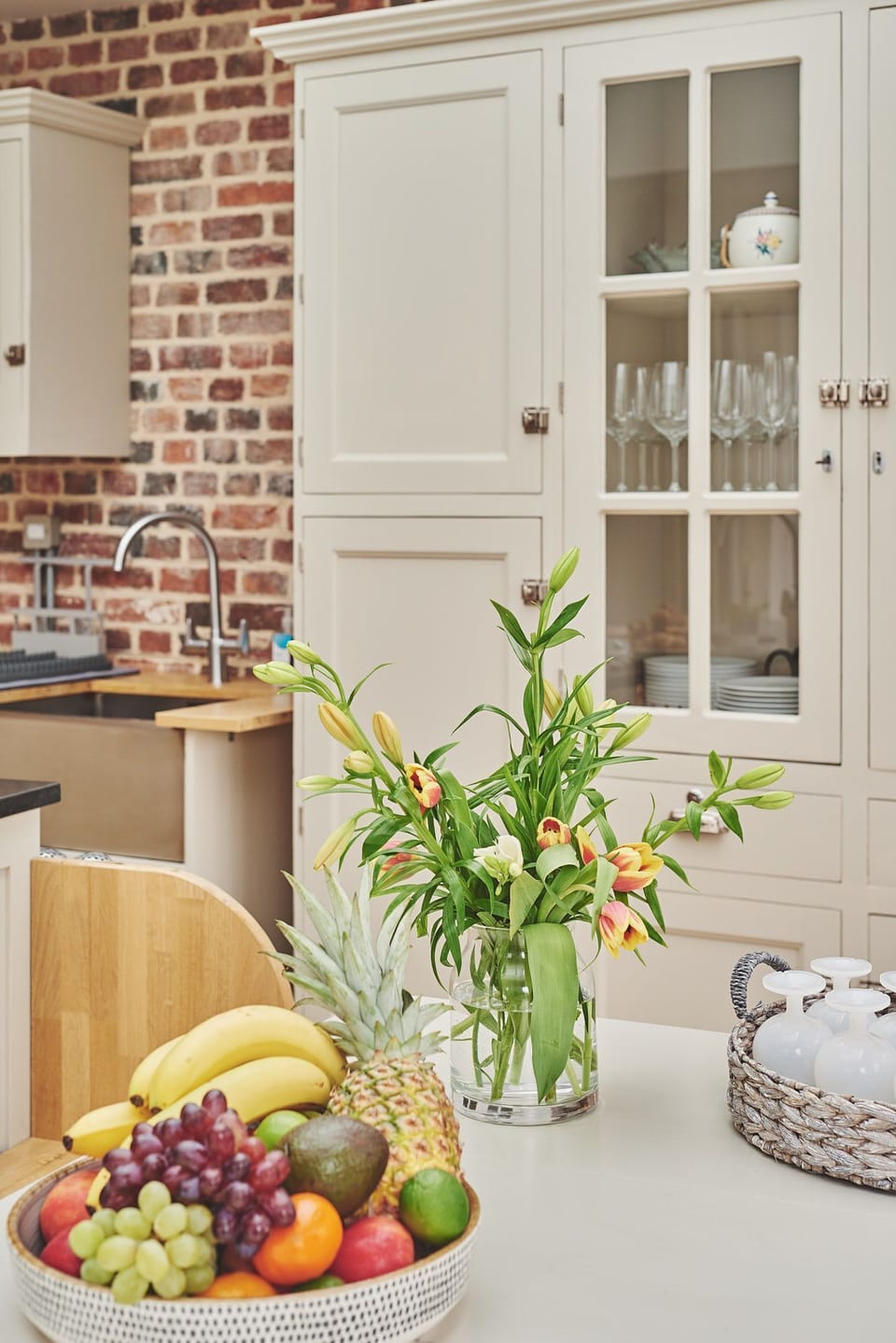 The kitchen at Coastal Manor Retreat, Hampshire