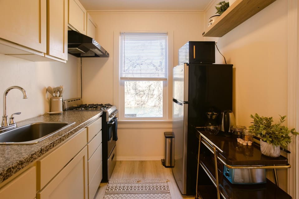 Cook like a pro in our fully equipped kitchen. Complete with everything you need for a seamless culinary experience!