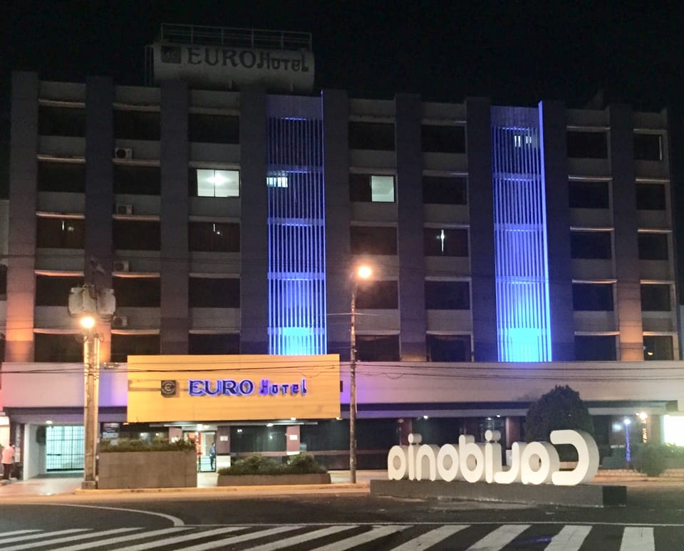 Front of property - evening/night