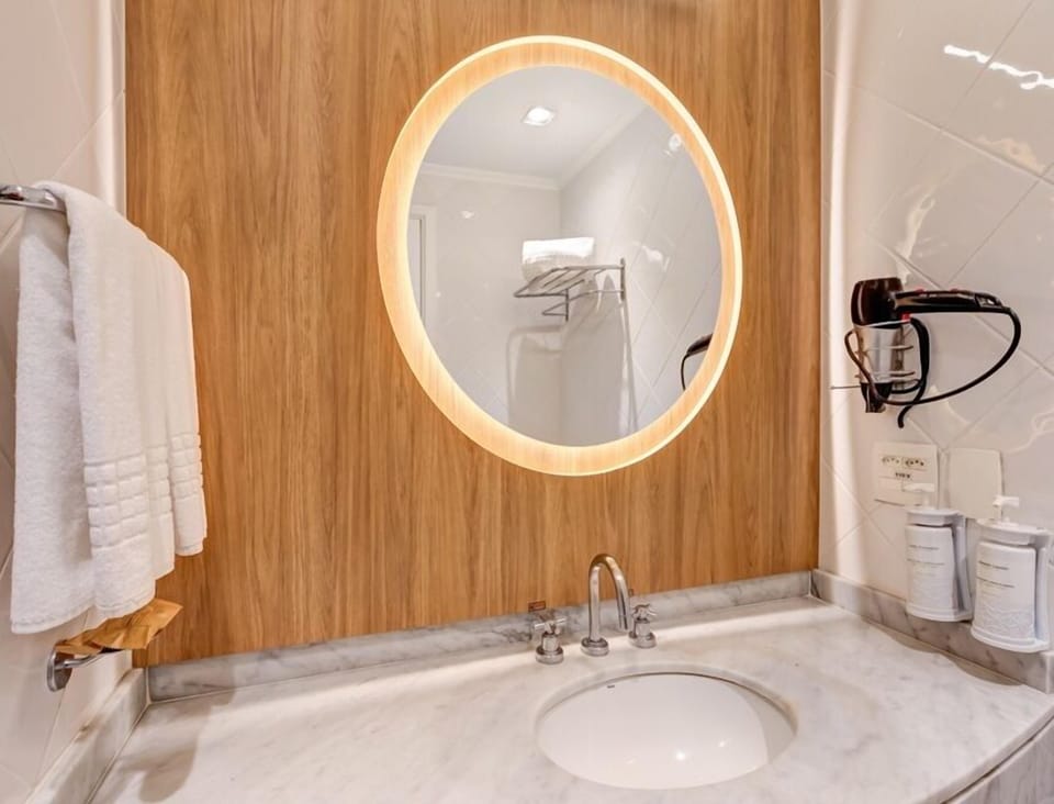 Luxury Suite, 1 King Bed with Sofa bed | Bathroom | Shower, rainfall showerhead, free toiletries, hair dryer