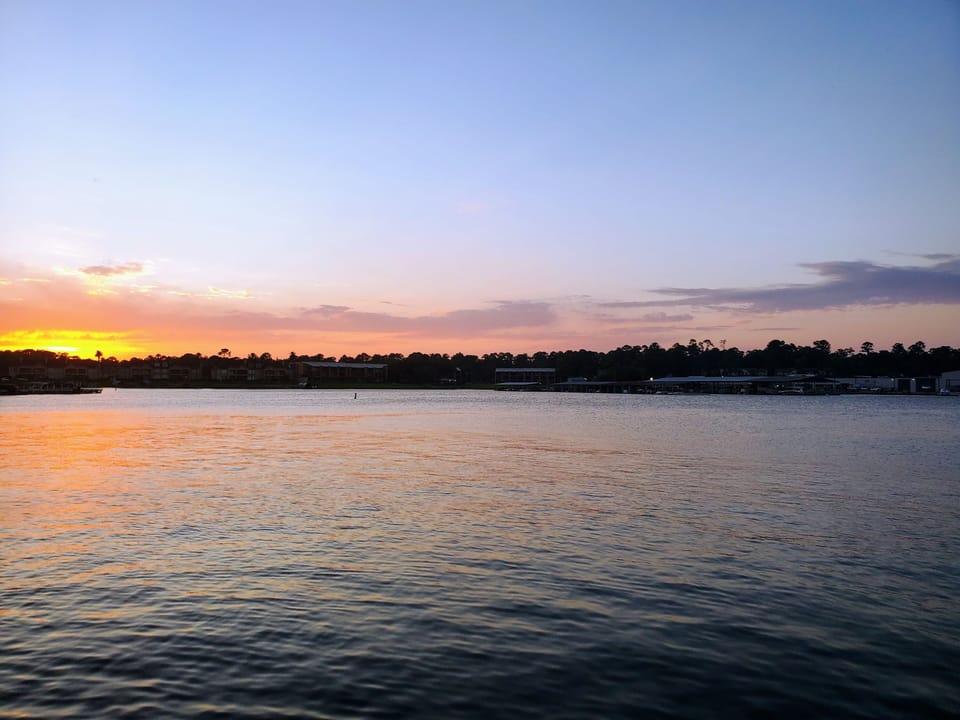 Waterpoint Marina which includes restaurants and a lovely sunset walk path