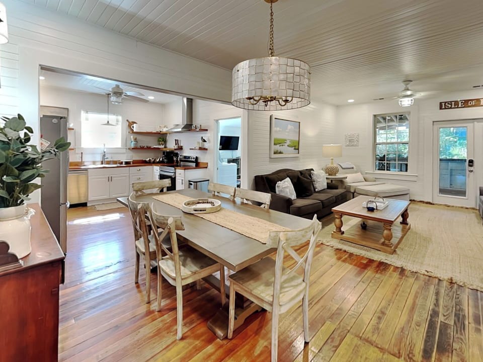 Open Living & Dining