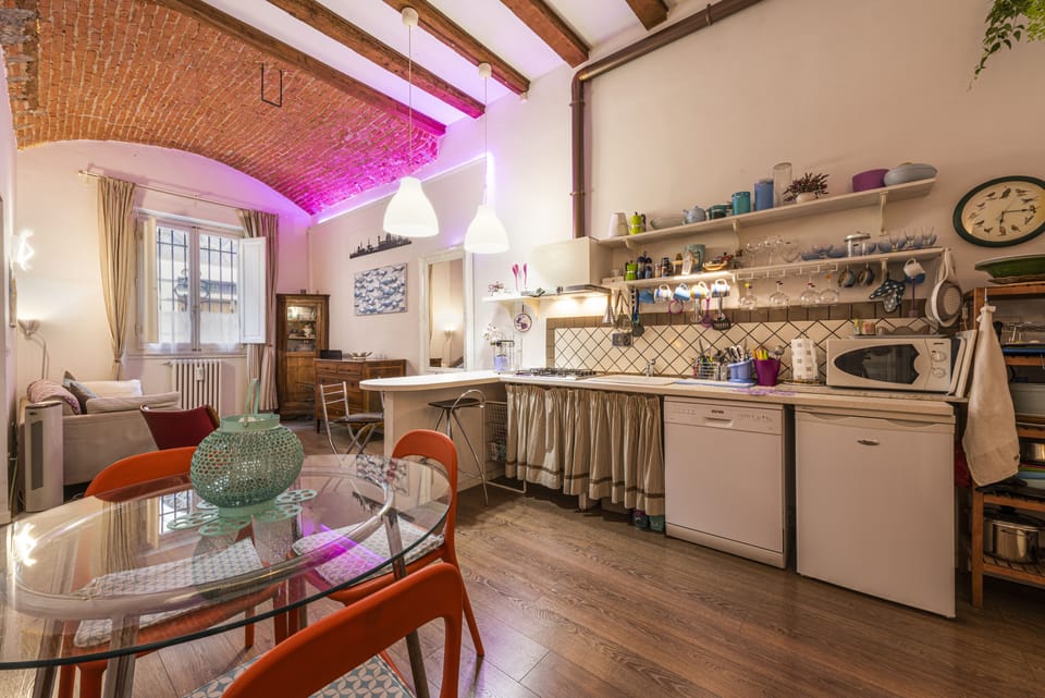 Comfort Apartment | Private kitchen | Fridge, microwave, dishwasher, coffee grinder