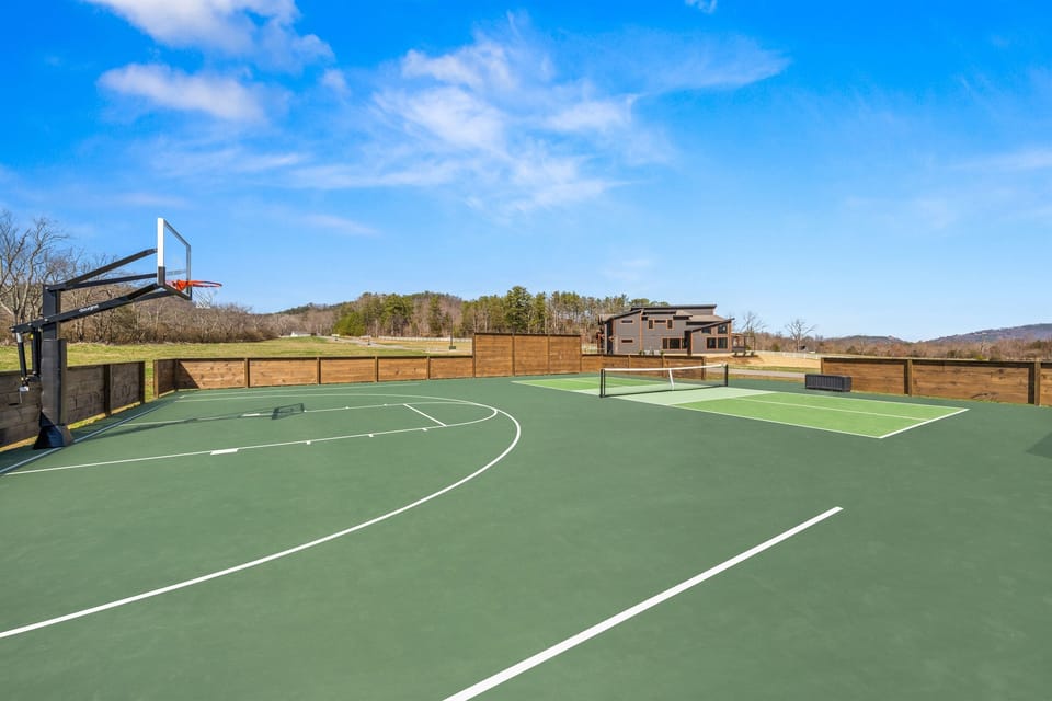 Community Pickleball and basketball court steps away for hours of fun