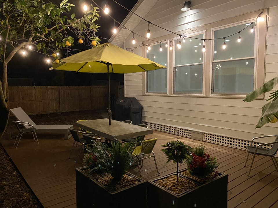 Beautiful nights with cafe lights!