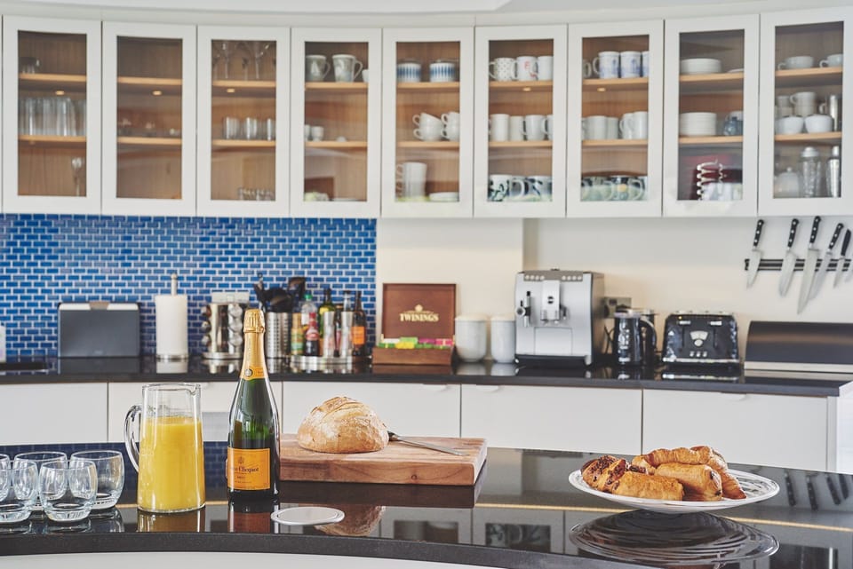 The kitchen at The Crewhouse, Hampshire