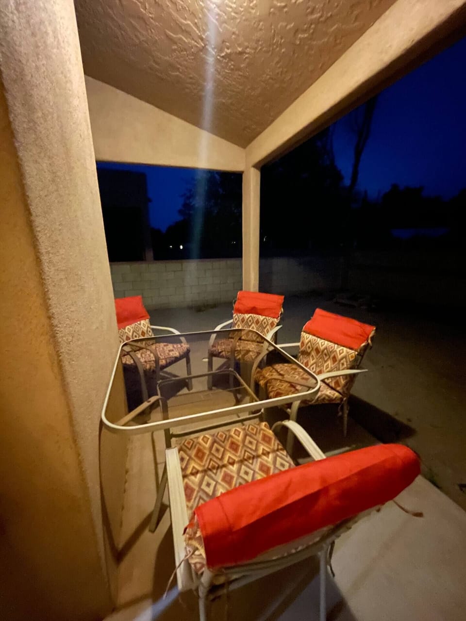 Outside patio