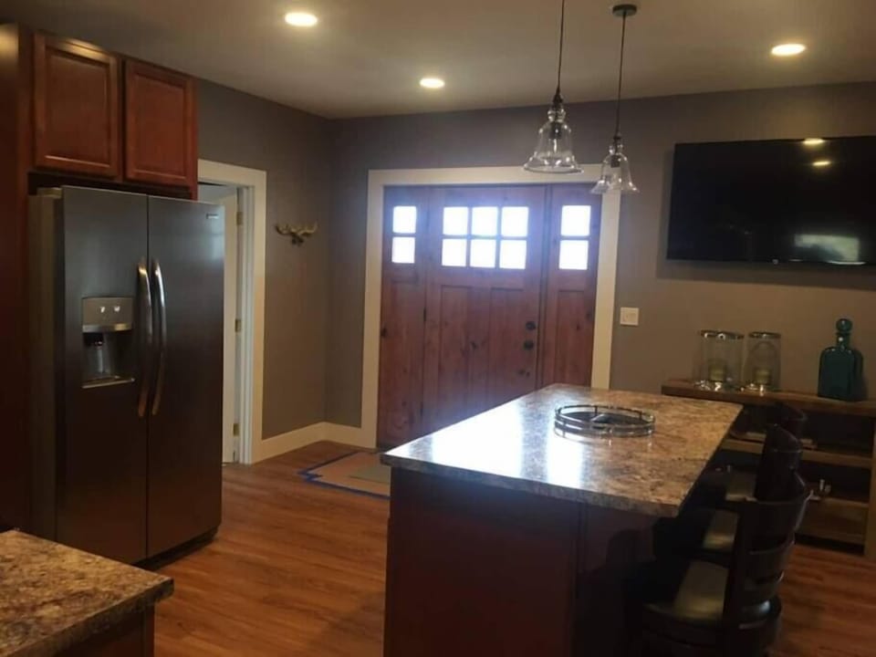 Kitchen island with seating