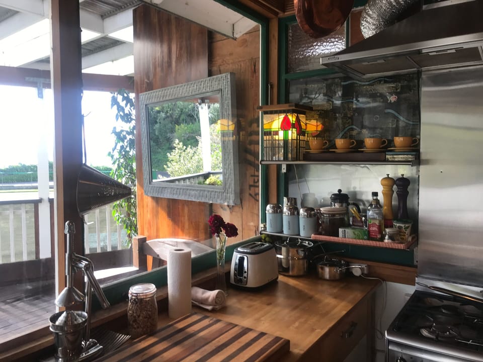 Shared fridge, microwave, dishwasher, espresso maker