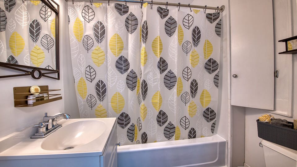Small but functional bathroom