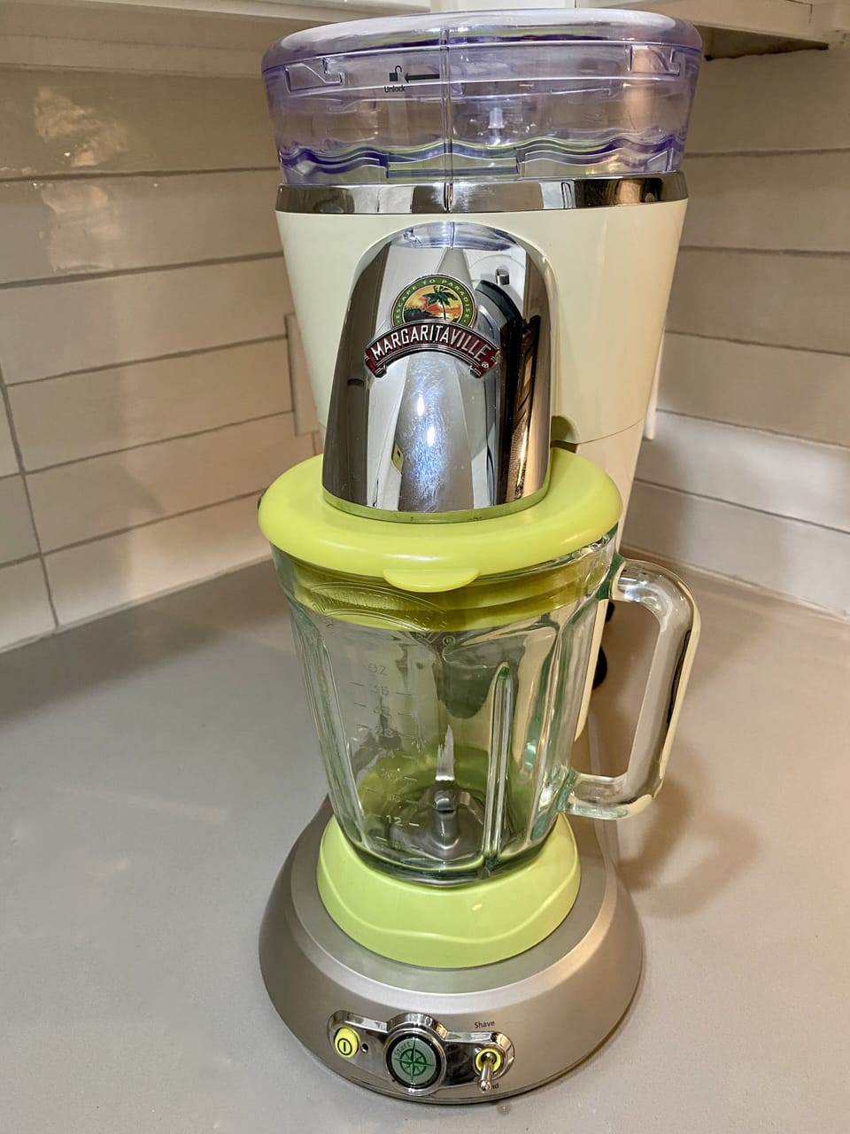 Makes restaurant-quality margaritas! Or slushies for the kids! 