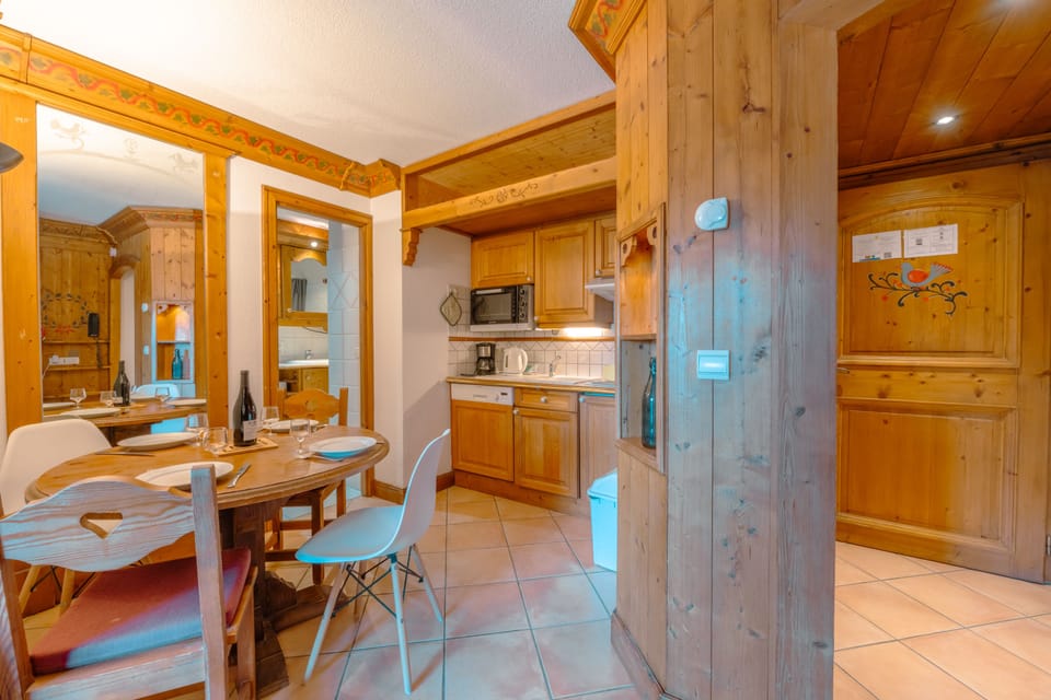 Kitchen and dining area