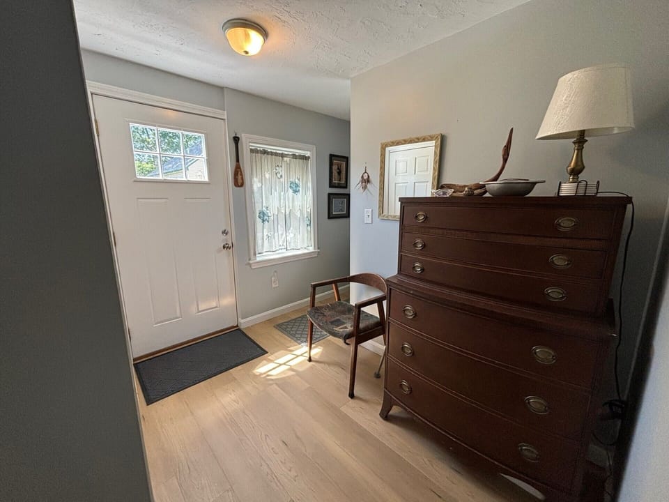 Front Door, by the road.