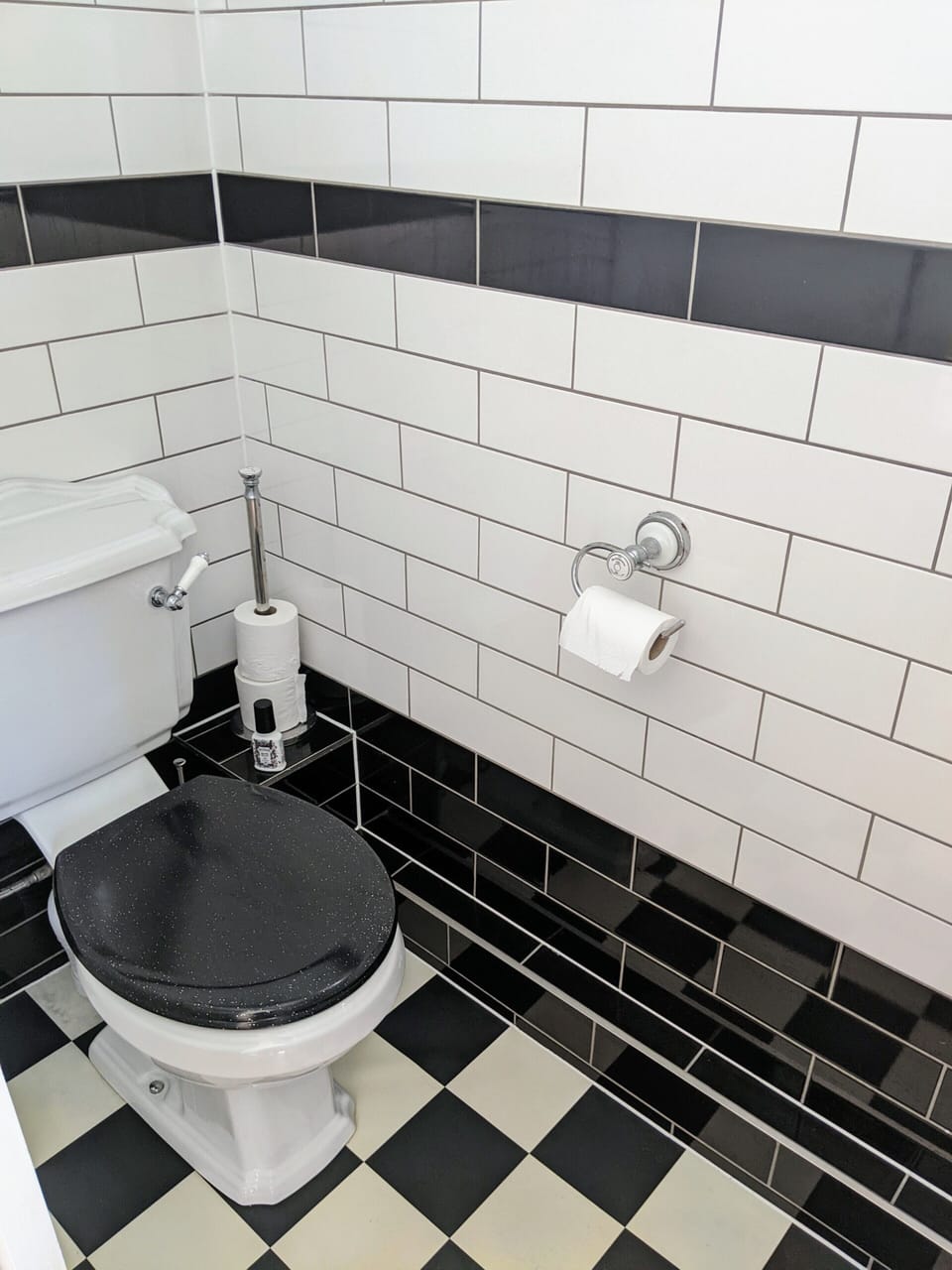 En-suite with Victorian style interior